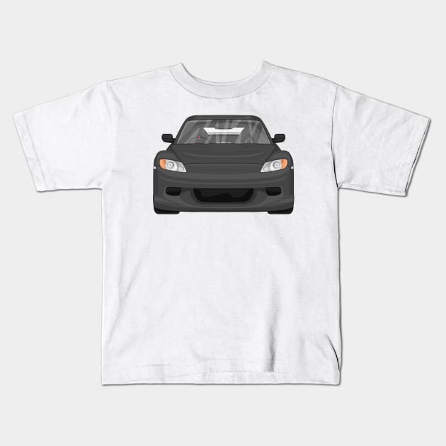 RX8 DARK-GREY Kids T-Shirt by VENZ0LIC